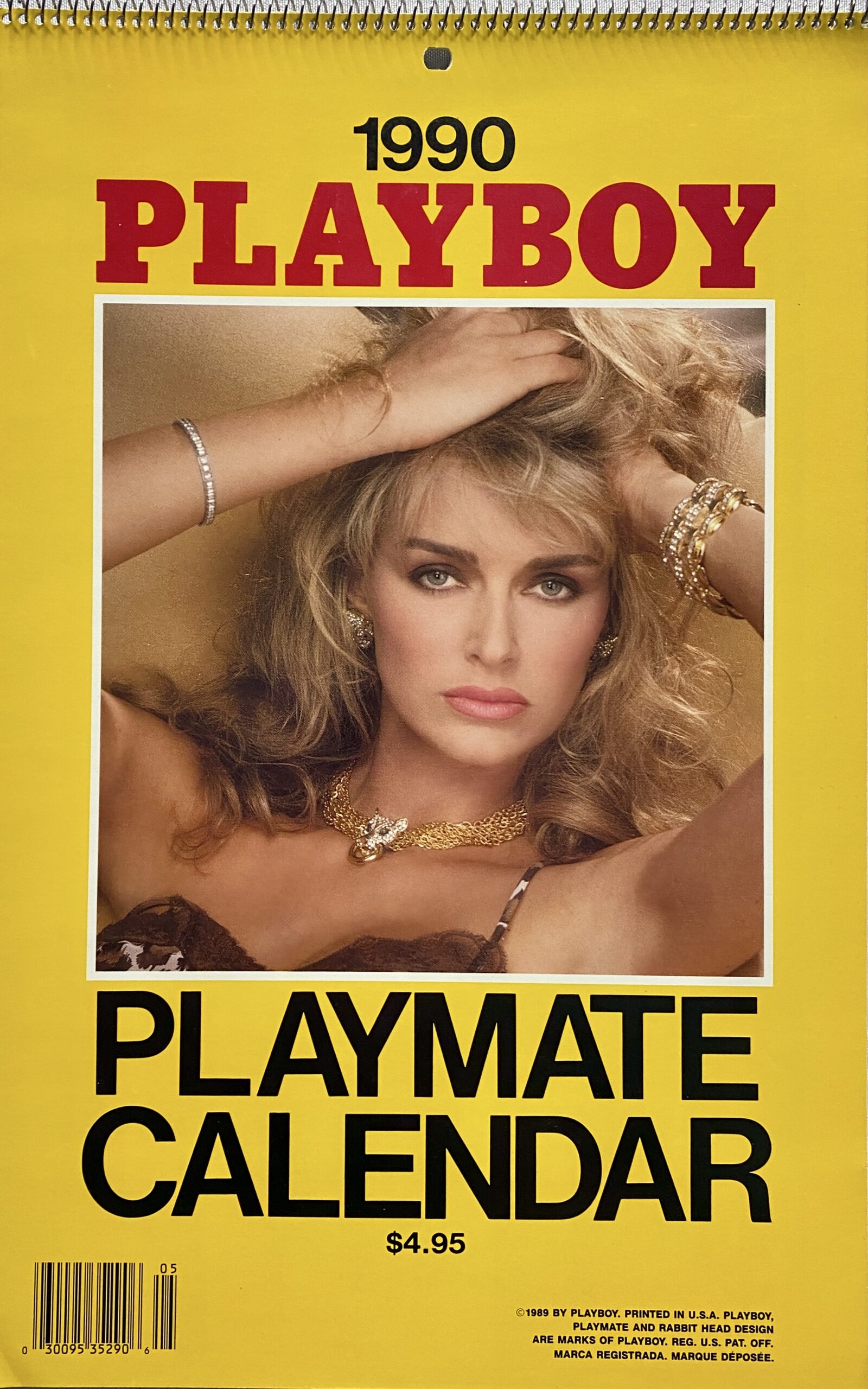 1990 Playboy Playmate Calendar Adult Mens Wall Calendar Vintage